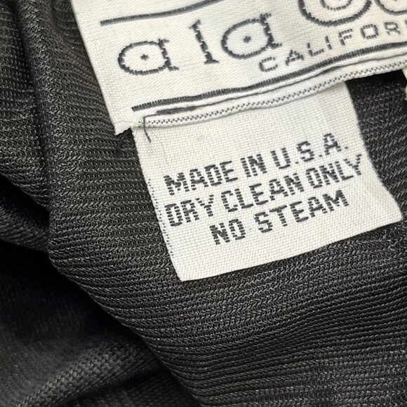 Vintage Ala Carte Y2K Dress 12 Black Sequin Asymmetric Layer Mesh Whimsy Hoco - Picture 12 of 15